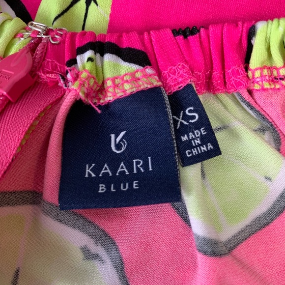 Kaari Blue Sweet Lime Green Dress Size XS - Picture 6 of 13